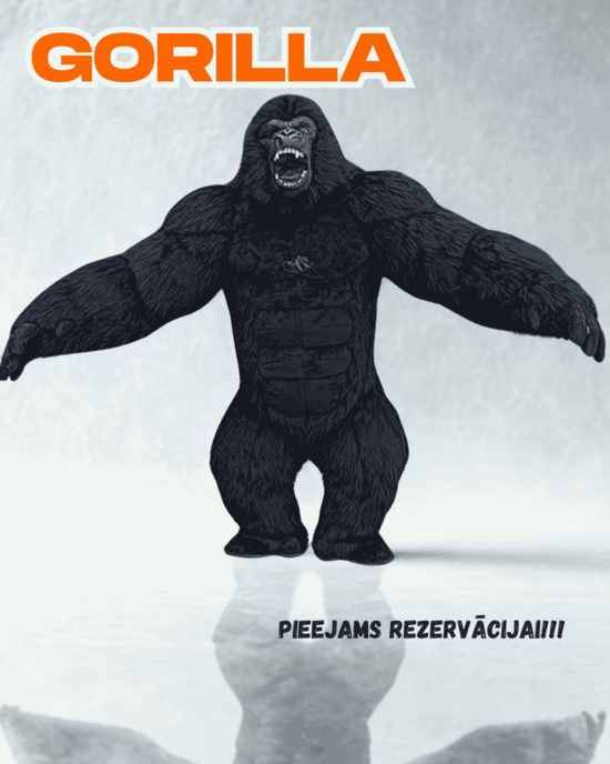 Lielais Gorilla dzimšanas dienā